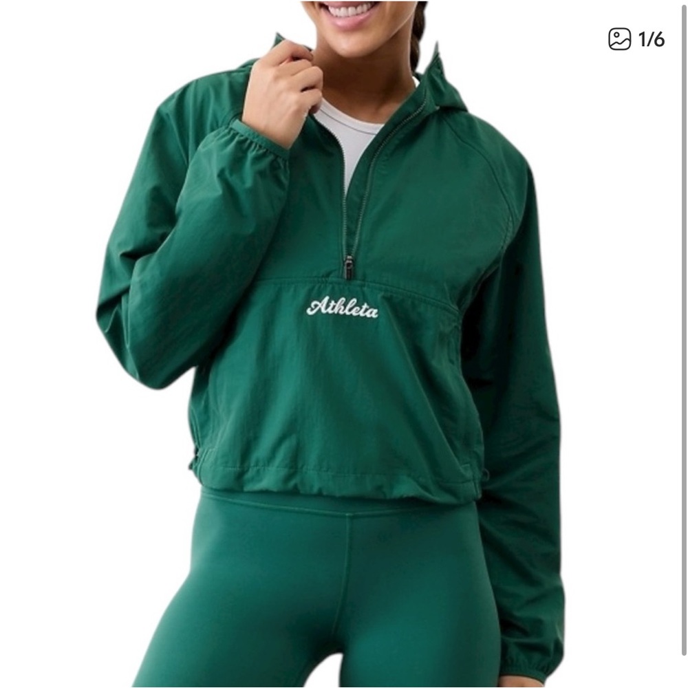 Athleta Luna woven popover